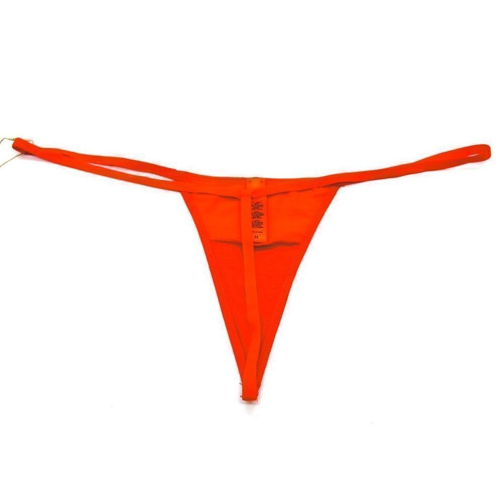 SKIMS Fits Everybody Micro Thong in Rare Color Fire Size 2X - Picture 10 of 12
